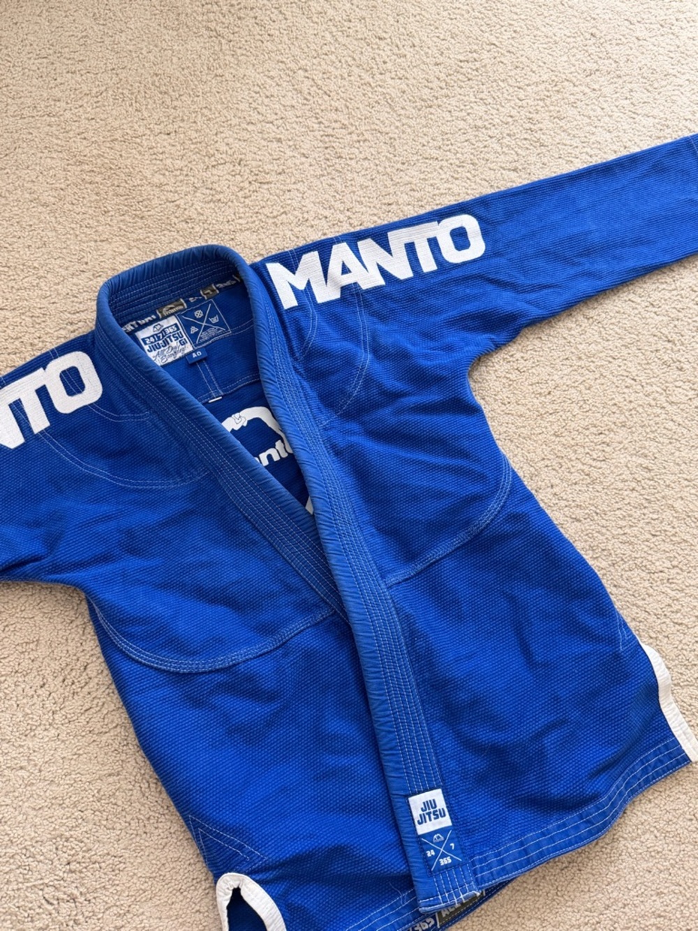 MANTO X Blue Jiu Jitsu Gi A0